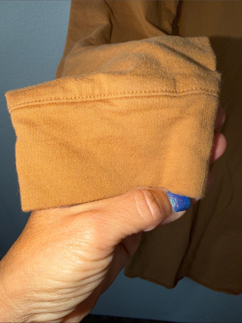 Sweet Salt Womens Long Sleeve Pocket Dress - Rust - Picture 3 of 7